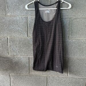 Under armour Scoop Neck Snake Print Sleeveless Tank Top Size Small